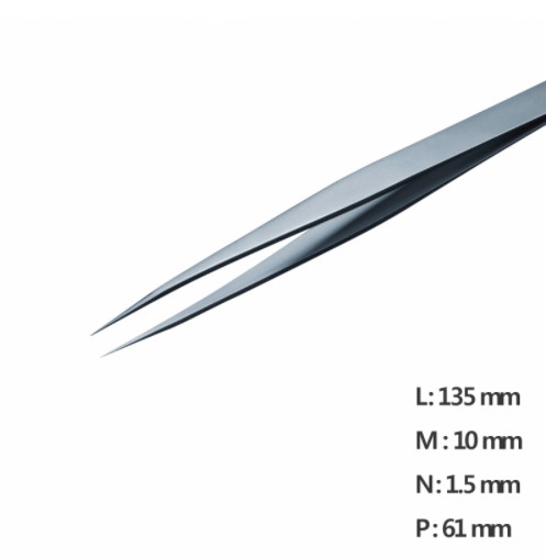 RU-26-SA 고정밀 트위저 ,Rubis® Fine Straight Pointed Tweezer