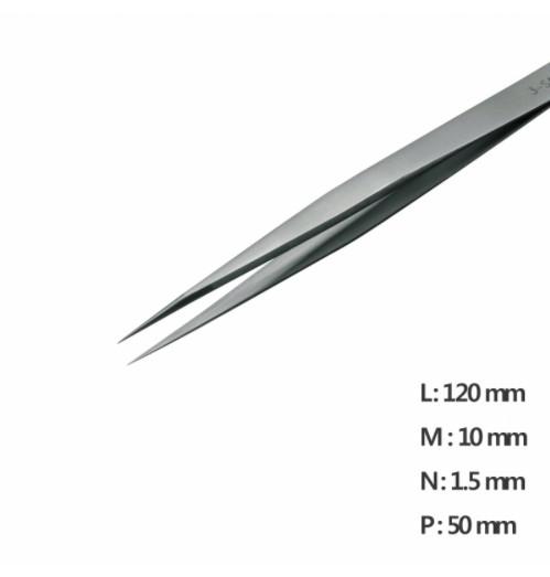 RU-3-SA 고정밀 트위저 ,Rubis® Fine Straight Pointed Tweezer