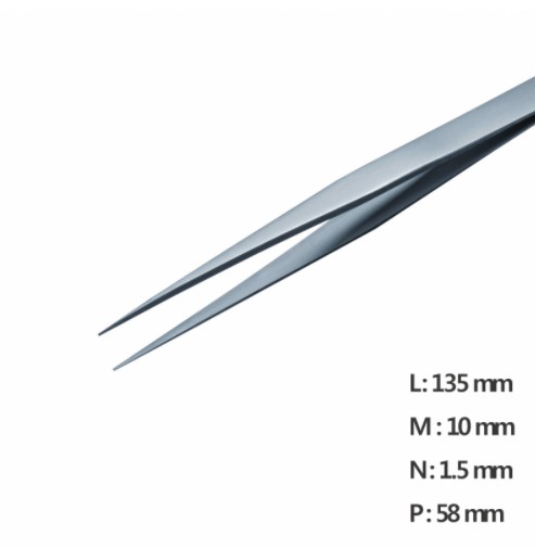 RU-PP-SA 고정밀 트위저 ,Rubis® Fine Straight Pointed Tweezer