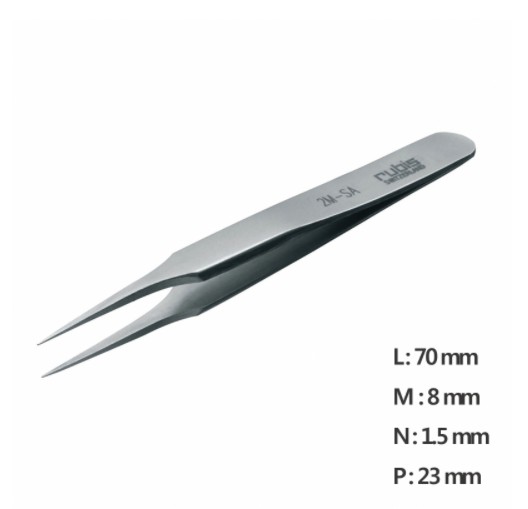 RU-2M-SA 고정밀 트위저 ,Rubis® Mini Tweezer
