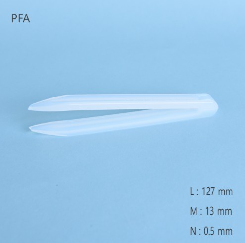 C20-0215 테프론 트위저, Entegris  PFA Teflon Tweezer