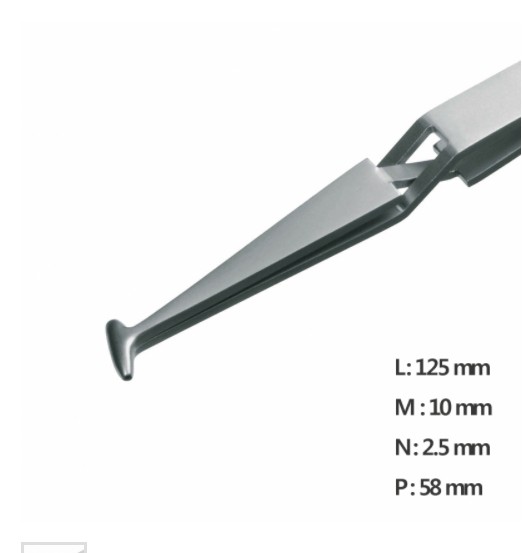 RU-C44-SA 고정밀 트위저 Rubis® Reverse Action Tweezer