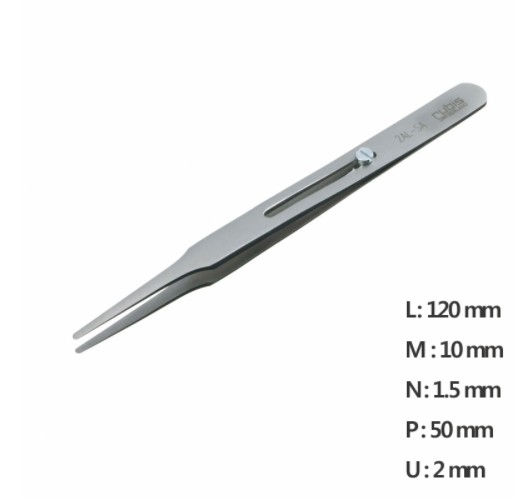 RU-2AL-SA 고정밀 트위저 Rubis® Round Tip Tweezer