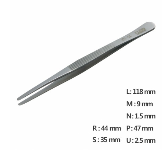 RU-321-SA 고정밀 트위저 Rubis® Round Tip Tweezer
