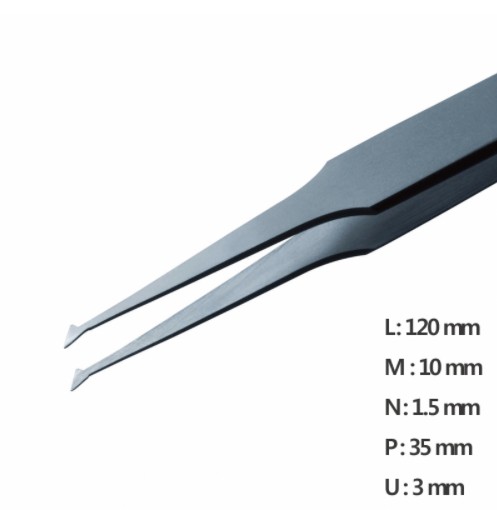 RU-S02-SA, 고정밀 트위저 Rubis® SMD Tweezer
