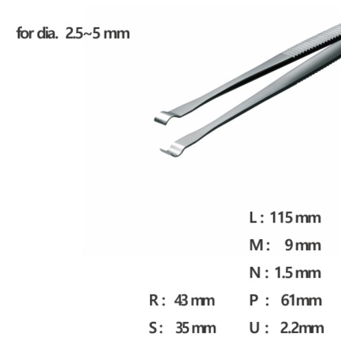 RU-572-SA 고정밀 트위저 Rubis® SMD Tweezer