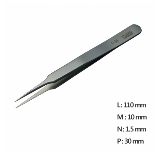 RU-4-SA 고정밀 나노 트위저Ultra Fine Pointed, Curved and angled Tweezer