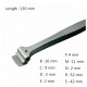 RU-2LB-P-SA 고정밀 웨이퍼용 트위저 Wafer Handling Tweezer