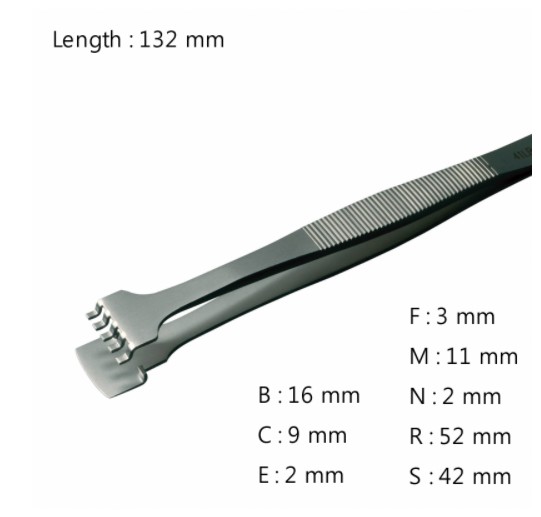 RU-41LB-5-SA 고정밀 웨이퍼용 트위저 Wafer Handling Tweezer