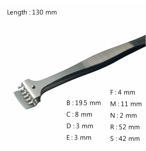 RU-41LB-6P-SA 고정밀 웨이퍼용 트위저 Wafer Handling Tweezer