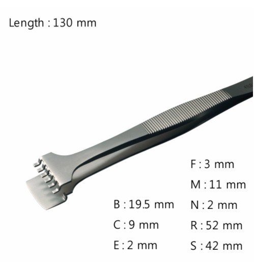 RU-41LB-6-SA 고정밀 웨이퍼용 트위저 Wafer Handling Tweezer