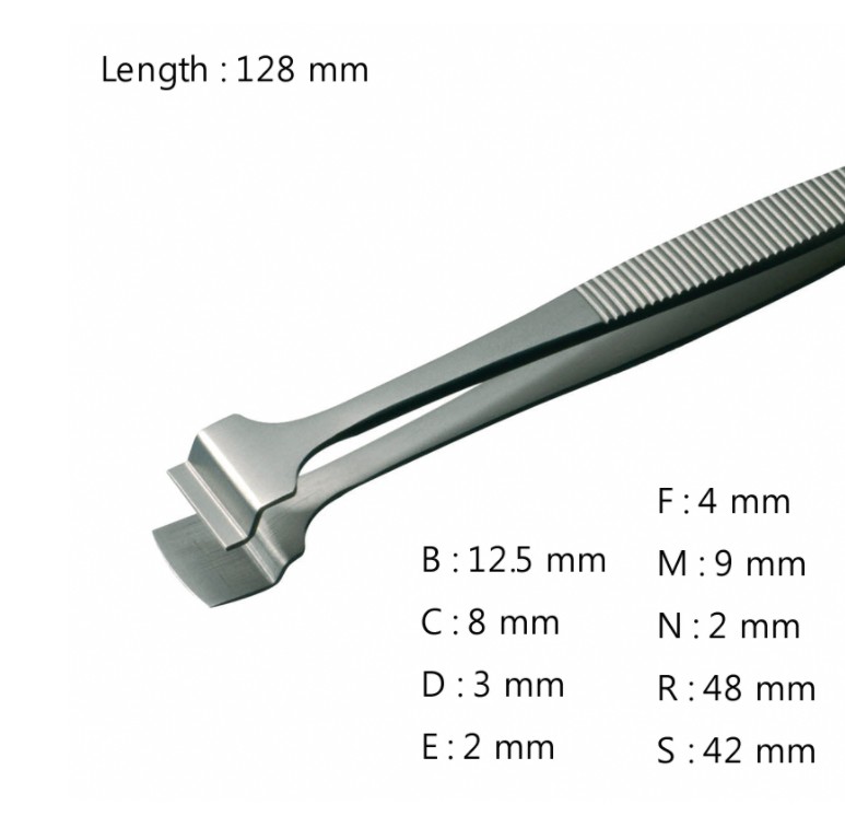 RU-2LB/4-SA 고정밀 웨이퍼용 트위저 Wafer Handling Tweezer