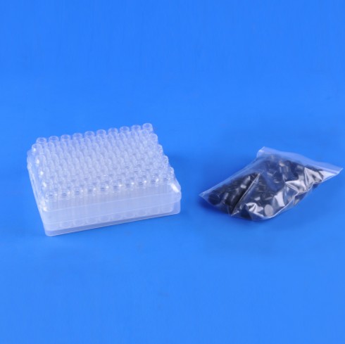 투명 샘플 바이알, 바이알과 캡 분리 포장형 Clear Sample Vial Package