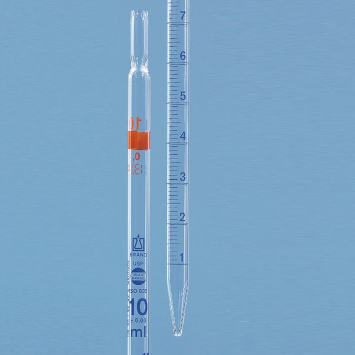 메스 전량 피펫, Class A + USP Batch 보증서 Graduated Pipet, Total Delivery, Type 2, USP Grade