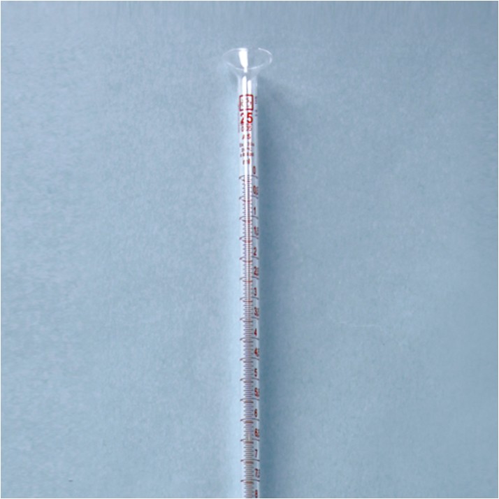 펀넬 탑 테프론 콕크 뷰렛, Class AS + Batch 보증서 PTFE Cock Buret with Funnel Top