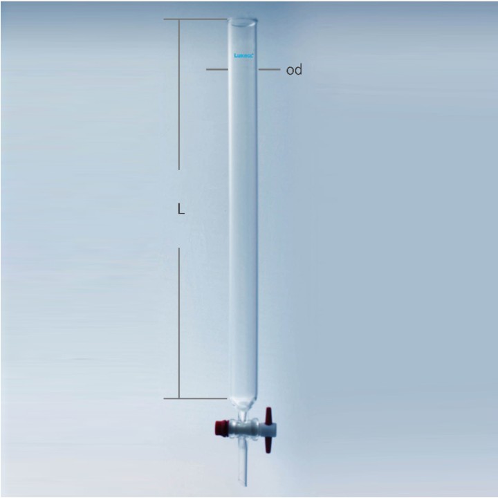 크로마토그래피 컬럼, PTFE 콕크, LukeGL® Chromatography Column