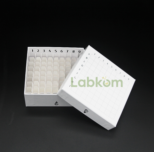 냉동 바이알 랙 Cryo Paper Box 81홀 NEW 버젼