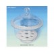 경제형 데시케이터셋트 Eco-Glass Desiccators Set, with Porcelain Plate