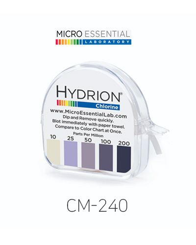 MicroEssential® 잔류염소농도 테스트 페이퍼 CM-240 Freechlorine