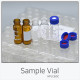 LC/GC Vial & Cap with Septa, 2ml Sample Vial & Cap